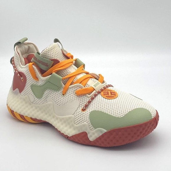 adidas Other - adidas Harden Vol. 6 Wonder White Lime Amber - Men's Basketball Shoes GW9030